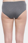Rosaline Pure Cotton Full Coverage Slim Elastic Panty (Pack of 3)- Blue n Brown — thumbnail 5